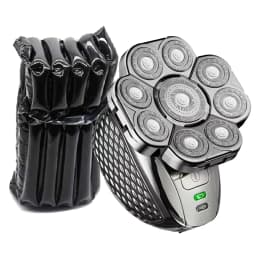 4D Head Shavers for Bald Men, Upgraded 9 Floating Heads 6-in-1 Rechargeable Waterproof Wet Dry Bald Head Shavers for Men