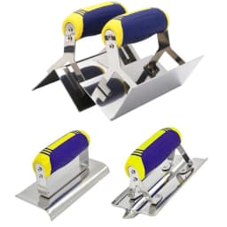 1pc Drywall Corner Tool Corner Trowel With Grip Handle Stainless Steel Sheetrock Plastering Tool Wall Repair Tool
