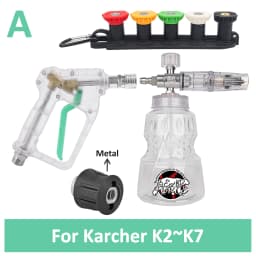 BEAR FORCE Pressure Washer Water Gun for Car Cleaning Hose Connector For Karcher Nilfisk Parkside Bosch Quick Connector Nozzles
