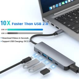 USB C Hub To 4K HDMI-Compatible USB 3.0 2.0 Type C PD Charging Dock for MacBook IPad Samsung S10 Dex TV Mouse Keyboard U Disk