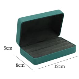 Ring Organizer Box Tray Stylish Jewelry Display Case Ring Storage Box Jewelry Box for Women Lady Multiple Rings Cufflinks