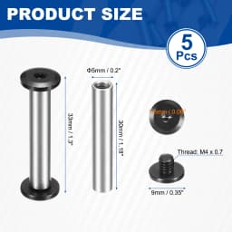 5/10pcs Knife Handle Screws M4 Torx Sink Head Pocket Knife Pivot Pin Folding Knives Bolts Fasteners 17-28mm for Blade Fixing