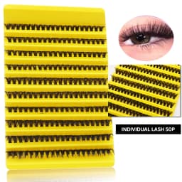 DINGSEN DIY Lash Clusters Thick Segmented Eyelash Extension 60D 80D 100D MIX Lashes Extension Cluster Lashes Individual Lashes