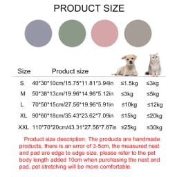 B-Square All Seasons Small Dog Bed Anti-slip Sleeping Cat Bed Breathable Soft Dog Bed for Medium Dog Cushion Pet Bed for Cat