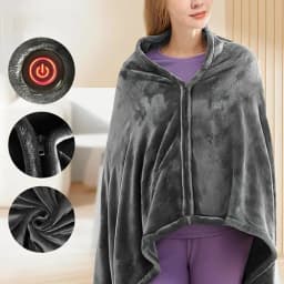 Wearable Electric Blanket 3 Heating Levels USB Heating Winter Warm Blanket Home Office Outdoor Heating Mattres Washable
