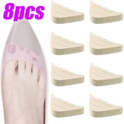 4Pair=8pcs Forefoot Insert Pads for Women High Heels Toe Plug Half Sponge Shoes Cushion Feet Filler Insoles Anti-Pain Pads
