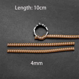 4Pcs/Lot Gold Spiral Based Ring Tools Spring Coil Ring Size Adjuster Guard Tightener Reducer Resizing Tool For Jewelry Making