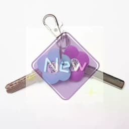10Pcs Flower-Shaped Silicone Keycap Durable Key Protection Covers Easy-To-Install Keychain Organizer Random Color