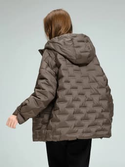 Schinteon Women Light 90% White Duck Down Jacket Casual Loose Over Size Autumn Winter Outwear with Hood Top Quality Coat 2025