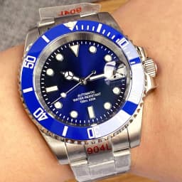 Miyota 8215 PT5000 Stainless Steel 40mm Dive Automatic Men Watch Sapphire Crystal Rotating Bezel Luminous Mechanical Wristwatch