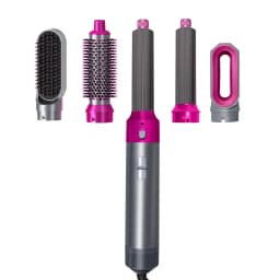 LUXLOCK 5-In-1 Hair Dryer Curling Iron Hot Air Comb Dyso Air Bag Hair Dryer Styling Tool Straightener Hairdressing Tool Gift