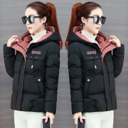 2025 Winter Warm Thicken Down Cotton Jacket Korean Loose Women'S Hooded Cotton Coat Women Parkas Bread Coat New Women Jacket