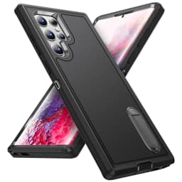 Case For Samsung Galaxy S26 Ultra S25 Edge S24 A17 A56 Heavy Anti-Scratch Rugged Protective Kickstand Full Body Shockproof Cover