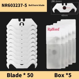 Radford Cuchillas De Utilidad SK2 Con Gancho - Acero De Arte, Cuchillo Bocina Seguridad Con Caja De Almacenamiento Para Cortar