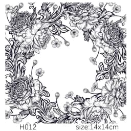 Polymer Clay Texture DIY Pottery Clay Jewelry Emboss Tree Leaf Flower Stamp Soft Pottery Polymer Clay Tools Mandala Plants Stamp