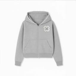 Olive Green Embroidered Zip Hoodie & Pants Set Men Streetwear Trendy Loose Casual 2-Piece Tracksuit New 2025 Fashion