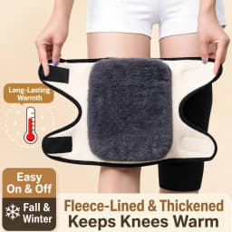 1/2/3PCS Thickened Warm Knee Sleeves Winter Adjustable Cold Proof Daily Use Knee Pads Two Layer Thermal Jogging Knee Protector
