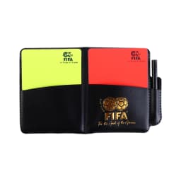 Red Card Soccer Referee Card Recording Paper Score Sheets Soccer Referee Book with Pencil Yellow Card Football Referee Wallet