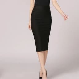 New Women Slim High Waist Long Section Of The Thin Split Step Hip Professional Skirts