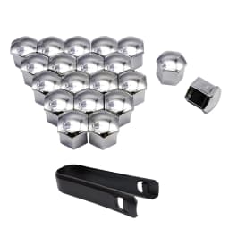 20Pcs/Set 17 19 21mm Car Wheel Nut Covers Auto Hub Screw Protection Cap Bolt Rims Auto Exterior Accessories Anti-Rust Dust Cover