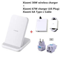 Xiaomi Mi 30W Vertical Wireless Charger Fast Charging For Xiaomi 15/14/13/12 Series For Redmi K70/K60 Series For iPhone Series