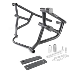 Motorcycle Stunt Cage Engine Guard Crash Bar Rear Footrests Subcage Step Plate Stunt Protection YZF-R7 R7 2021-2025 For Yamaha