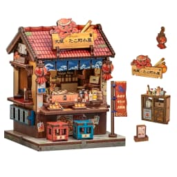 Original CUTEBEE Book Nook Kit DIY Doll House Bookshelf Insert Amazing Gift for Child Morita-Ya Japanese Style DIY Miniature Toy