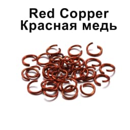 300pcs/lot 6 8 10 mm Metal Colorful Single Loops Open Jump Rings Split Rings Connectors For DIY Jewelry Making Findings Supplies