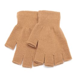 1Pair Unisex Black Half Finger Fingerless Gloves for Women and Men Wool Knit Wrist Cotton Winter Warm Work Mittens