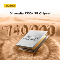 realme 15 5G Smartphone MediaTek Dimensity 7300+ 5G Chipset 6500mAh Titan Battery 45W Ultra Charge NFC