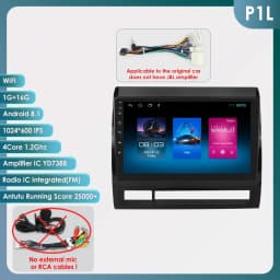 Hizpo Android 14 DSP RDS Carplay 4G WIFI BT GPS Head Unit For Toyota Tacoma 2 HILUX 2005-2015 Car Radio Multimedia Video No DVD