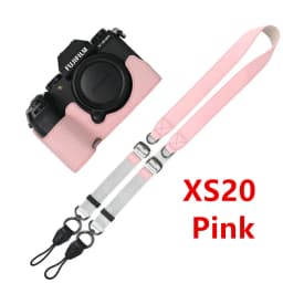 Litchi Skin PU Leather Half Case for Fujifilm Fuji XT50 XS10 XS20 XT30 XT30II XT20 XT10 XT5 XM5 Battery Opening Cover With Strap
