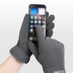 Men Warm Gloves Winter Windproof Finger Gloves Non-slip Sports Cycling Gloves Outdoor Touch Screen Full Finger Gloves