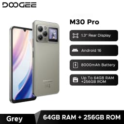 Global Version DOOGEE M30 Pro Smartphone 1.3'' Rear Display 8000mAh 6.88'' Screen 8GB RAM 256GB ROM Gemini Al Android 16 NFC