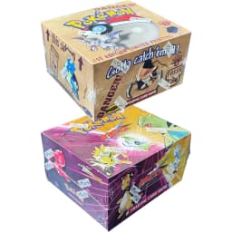 PKM Base Set Fossil Jungle Team Rocket Neo Destiny Booster Box 1999 2000 Year 1st Edition 1Box 36 Packs Proxy Game Cards Sealed