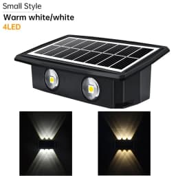Decorative Solar Wall Lights Solar Garden Step Stair Lights IP65 Waterproof RGB White Warm White Colorful Outdoor Solar Light