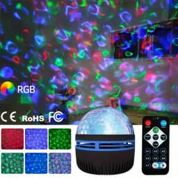 Colorful Starry Projector Galaxy Night Light Child Bluetooth USB Music Player Star NightLight Romantic Projector Night Lamp Gift
