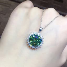 Big Bling Water Drop Pendant Real 925 Sterling Silver Long Chain Necklace for Women Fashion Jewelry Cute Statement Necklace