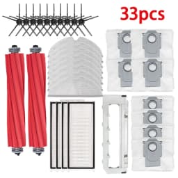 For Roborock Q7 Max Dust Bag Hepa Filter Parts Q7 Max+ / T8 Main Side Brush Mop Cloth Robot Vacuum Cleaner Accessories