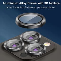 3Pcs Metal Lens Protector Glass For iPhone 15 13 12 11 14 Pro Max Back Camera Lens Protection Film For iPhone 13 Mini 14 15 Plus