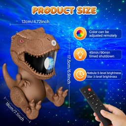 Cross-border Dinosaur Starry Sky Projector Lamp Bedroom Room Laser Full Sky Star Atmosphere Lamp Creative Children's Toy Gift