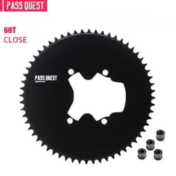 PASS QUEST 110 Bcd 4 Bolt Chainring Narrow Wide for SHIMANO R9200 R8100 R7100 Crank 42T-60T 9-12 Speed 110BCD Chainwheel