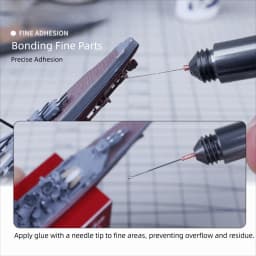 Mini Model Dispensing Stick Small Part Stable Model Glue Dispensing Assistant Portable Metal Glue Applicator Needle Hobby Craft
