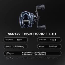 Cylius Ashmoon Total 13BB True Saltwater Proof Alloy Baitcasting Reel 6Kg Drag Power BFS Reel Long Cast Pike Bass Fishing Reels