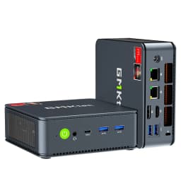 GMKtec M6 Ultra Mini PC AMD Ryzen5 7640HS Desktop Computer 16GB RAM 512GB PCIe3.0 SSD Windows 11 Pro Micro PC with Dual 2.5G LAN