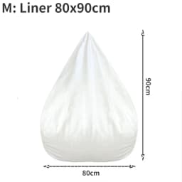 OTAUTAU Large Bean Bag Chair Sofa Cover Without Filler Lazy Corner Seat Beanbag Couch Has Replacement Sofa Inner Liner for Sale