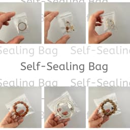 10/20 Pieces Self-sealing Bracelet Earrings Plastic Transparent Jewelry Gift Storage PVC Bag For Small Business Customize Logo