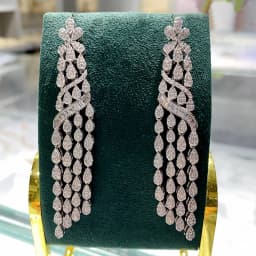 GODKI 2026 Luxury Trendy Link Chain Long Drop Earrings Cubic Zircon Earrings For Women Drop Earrings Brincos Fashion Jewelry
