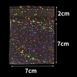 20/50pcs Clear Flash Star Self-adhesive Bags Holographic Laser Pouch for DIY Jewelry Package Badge Gift Sample Candy Plastic Bag