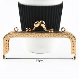 2Pcs 85-200mm Metal Embossed Pattern Purse Frame Square Bag Handle Handbag Kiss Clasp Lock Buckle Bracket Hardware Accessories